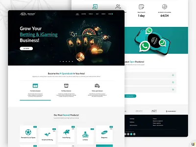 Landing page ADV.BET adobe betting business dambrauskas design follow graphic justas justasdambrauskas landing landingpage ui uiselection user interface web webdesign website websitedesign xd xdesign