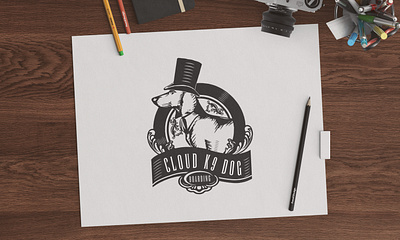 hand drawn Pet logo for your business branding custom logo design graphic design hand drawn logo handdrawn logo illustration logo mockup motion graphics vector