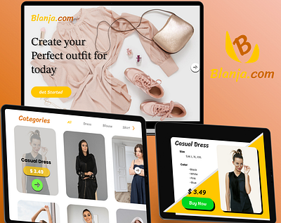 Blanja.com animation app branding design illustration logo ui ux