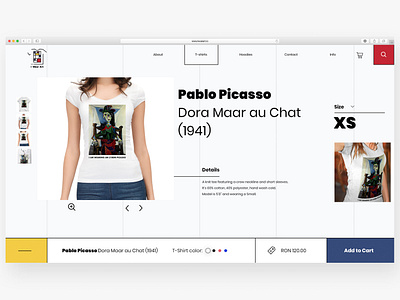 iWearArt - Web Design design ui ux web design