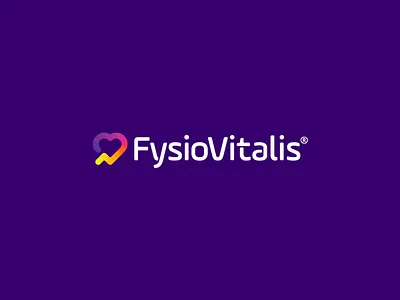 FysioVitalis - Logo Animation 💖 animation brand identity design creative logo dutch freelance logo designer fysiovitalis health heart lifestyle logo logo animation medic motion motion designer motions pulse visual identity design