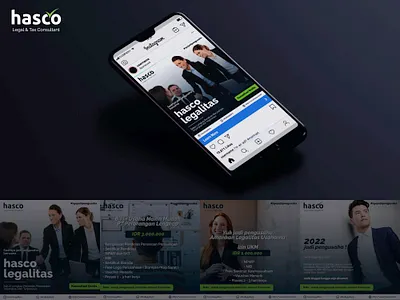 Hasco Feed Instagram Design branding design instagram design social mediaa design