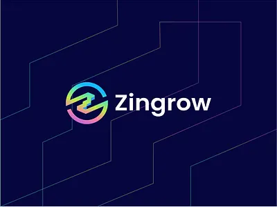 Zingrow logo design accountant accounting accounting firm book keeping business consulting finance growth icon lettermark logo logo mark logodesign logoinspiration logotype money monogram payroll tax