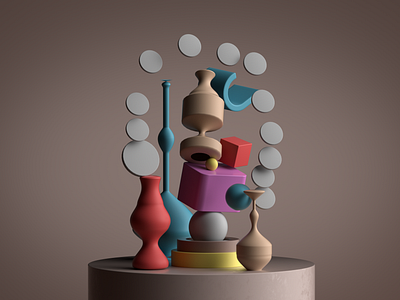 Abstract Composition 3D 3d 3d art 3d artist 3d composition 3d illustration 3d illustrator 3d modeling abstract abstract composition abstractcomposition colorful composition designer graphic design illustration illustrator low poly modeling render set design