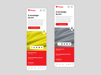 florisa.ind.br - Design Concept institucional mobile silk ui uidesign webmobile website