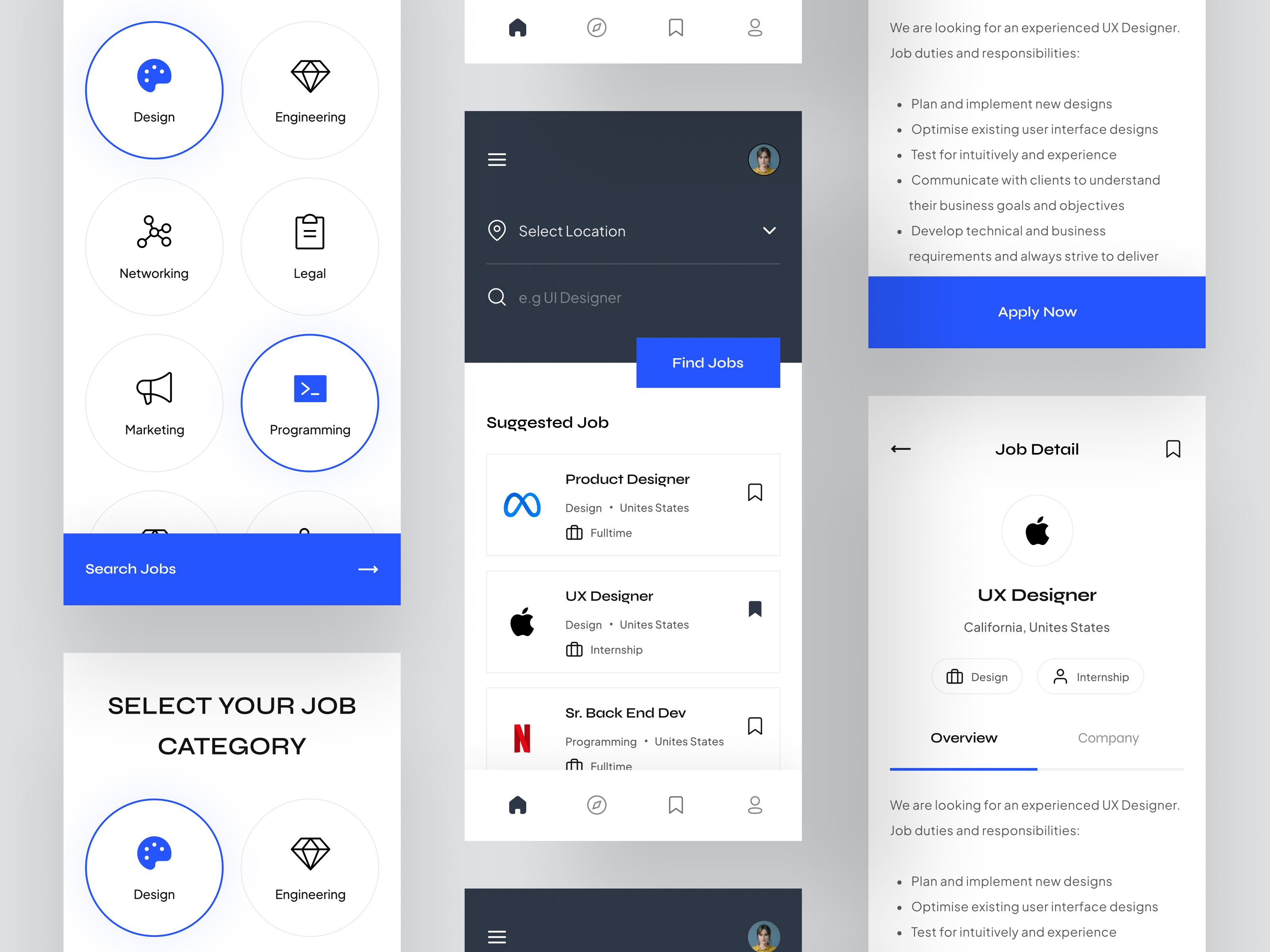 Pahalan - Job Finder Mobile App By Hakim Haiman For Pickolab Studio On ...