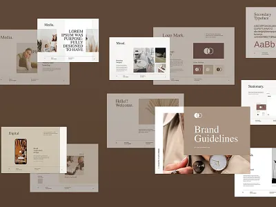 Brand Guidelines brand guideline brand manual brand style brandbook branding brochure design graphic design presentation style guideline