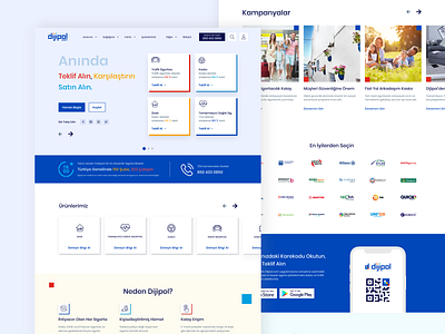 Dijipol - Insurance Landing Page clean design family insurance health healthy insurance insurance company insurance health insurtech landing page landingpage ui ui design website