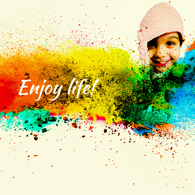 Smile of life creative design graphic design life photo smile