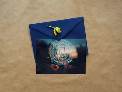 Happy New Year 2022 Postcard card design happy new year new year newyear postcard