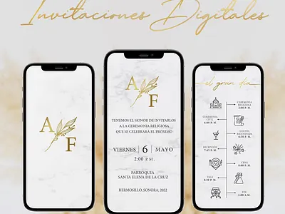 Digital Invitations Video branding motion graphics