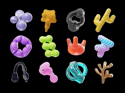 Fluids 3d 3d design abstract craftwork design fluids illustration web