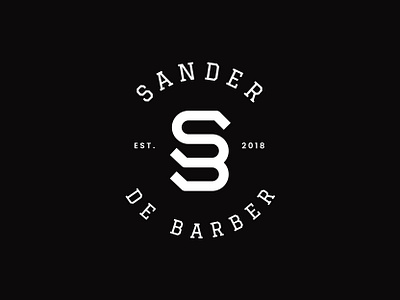 S+ B Barber Logo b logo barber barber logo branding college logo hair logo identity letter b letter s logo logo design s logo sb sb logo vintage logo