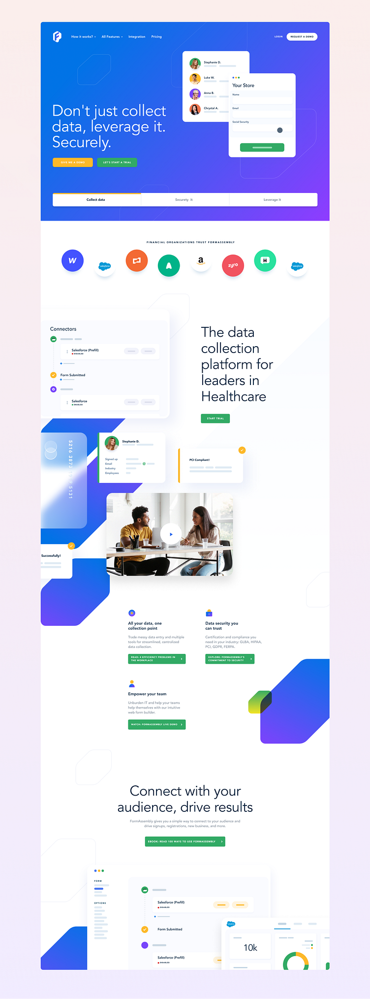 Form Assembly new Homepage & Pricing page by Julien Renvoye for Voila