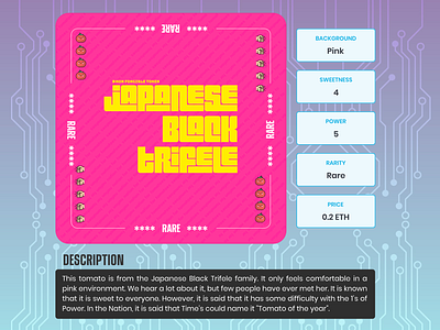 #NFTSpecificities : Nation for Tomatoes design illustration nft social vector