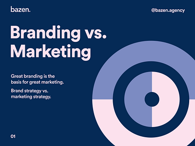 Design Tips - Branding vs. Marketing bazen agency brand brand design brand strategy branding design design tip design tips graphic design illustration marketing marketing strategy promoting ui ui design uiux ux ux design