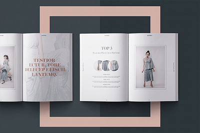 Bjørg Lookbook amabile brochure brochure template catalog clean concept design editorial editorial template elegant fashion feminine layout lookbook lookbook template minimal modern professional simple typography