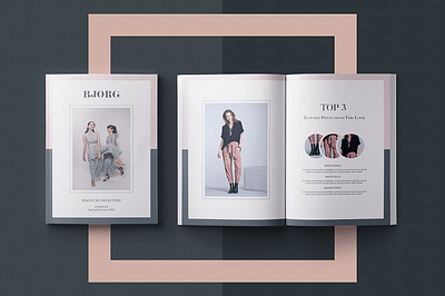 Bjørg Lookbook amabile brochure brochure template catalog clean concept design editorial editorial template elegant fashion feminine layout lookbook lookbook template minimal modern professional simple typography