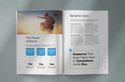 Brochure Template a4 branding brochure brochure design brochure template business company design graphic infographic layout letter magazine design magazine template marketing presentation profile project services templates