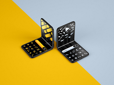 LuX Yellow & LuX Black Icons creative design iconpack icons illustration lux ui yellow