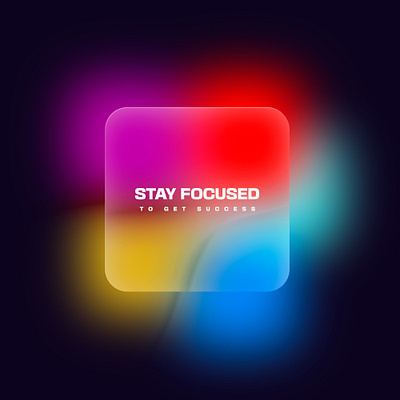 Focus In you 3d art branding design graphic design motion graphics ui