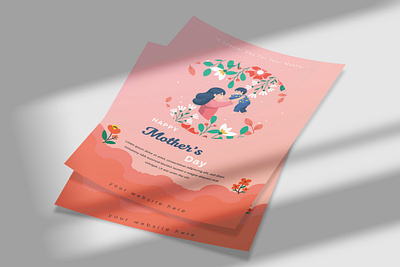 Mother's Day Flyer Design best design branding creative design dailyui design flyer flyer design flyer template graphic design illustration logo mothers day motion graphics party flyer ui vector