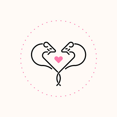 RAT LOVERS 2d animal animal logo branding icon vector