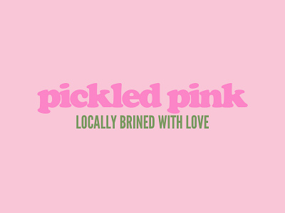 Pickled Pink Restaurant Branding, Packaging & Social Media branding cooper black eatery food truck graphic design logo menu design packaging design pickle pink branding restaurant take out