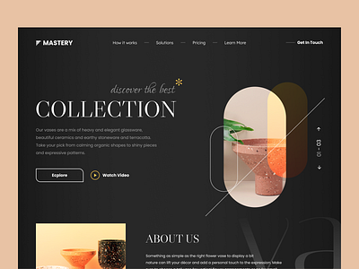 Mastery website design design home page homepage interface startup ui user experience user interface ux web web design web interface web site webdesign website website design