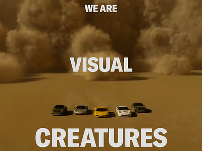 Visual Creatures Folio animation grid promo synchronized ui ux video web website zhenyary