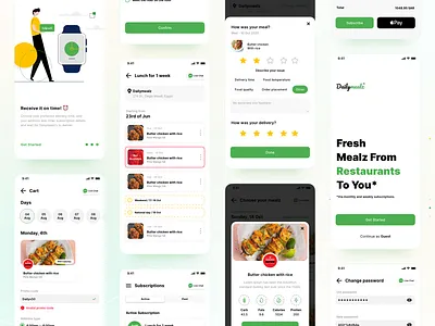 Dailymailz App 🥩 app design case study mobile app product design ui ui design uiux ux ux design