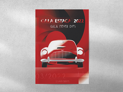 Art Deco Aston Martin DB5 - James Bond art deco art deco illustration art deco poster aston aston martin db5 car illustration car poster db5 gala gala poster gradients illustration art james bond james bond art deco james bond canon james bond car poster poster design red trending