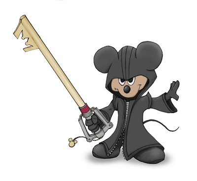 King Mickey Art art illustration kingdom hearts mickey