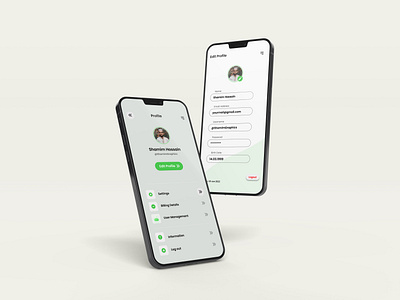 User profile Design branding business corporate design graphic design shamimgraphic shamimgraphics ui ui ux design user profile user profile design