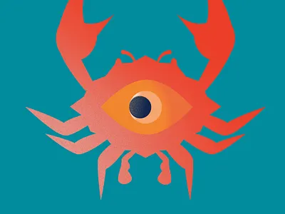 Cancer design dribbbleweeklywarmup. graphicdesign illustration procreate vector