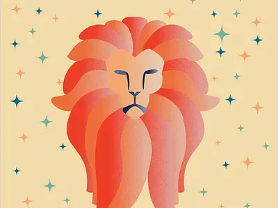 Leo adobe illustrator design dribbbleweeklywarmup. graphicdesign illustration vector