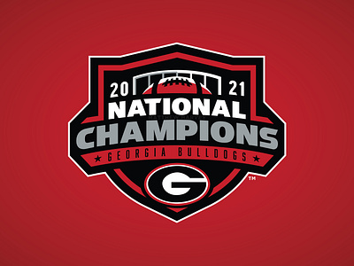 GEORGIA BULLDOGS - 2021 NATIONAL CHAMPIONS - Logo Concept 2021 2022 branding bulldogs college football georgia logos matt harvey national champions