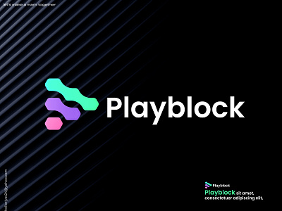 playblock logo - unused a b c d e f g h i j k l m n blockchain branding crypto design ecommerce logo logo design logo designer o p q r s t u v w x y z a play