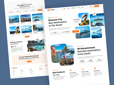 Travel Booking Website Design figma figma website figma website design landing page design travel travel booking website travel website ui ui design ui ux design web design website design