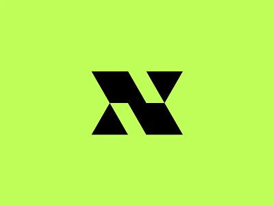 Modern NX Logo - Futuristic and Sleek Design