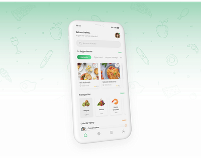 Foods and diet mobile app design diet foods mobile ui ux