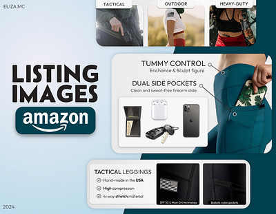Listing Images for Amazon A+ Content branding graphic design