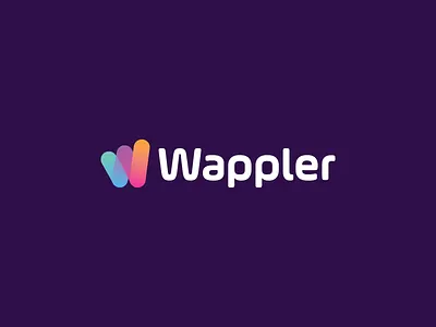 Wappler - Logo Design Animation after effect animate logo animated logo animation app app builder builder design flutter framework logo logo animation logo animations logo reveal minimal motion graphics path animation stroke web zauri
