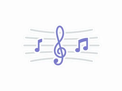 Music tone illustration android ui clef illustration music music notes tone