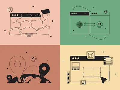 Tokyo Series 404 builder colorful design error free freebie illustration kapustin loading location problem resources set transfer ui vector web worldwide