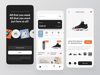 ShopX Mobile App Exploration app card e commerce eccomerce market marketplace mobile mobile app onboarding online store shop shopify shopping splash screen startup store ui