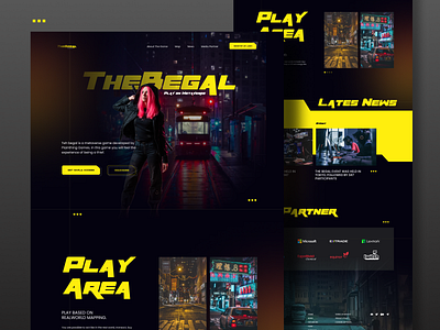 The Begal - Metaverse Game Landing Page 2022 3d animation blockchain crypto design game header landing page metaverse nft ui ui design uiux war web design website