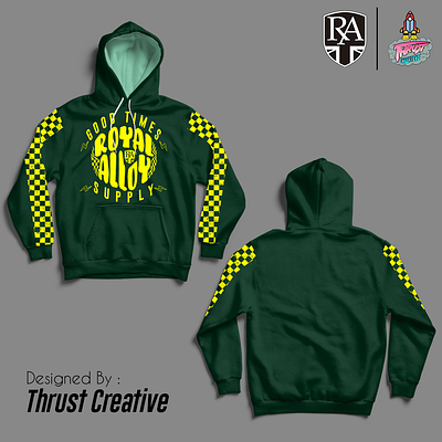 Royal Alloy Green Hoodie branding design graphic design hoodie merchandise
