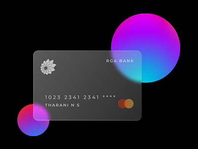 Glass Card credit cards design glass cards glass effect uiux