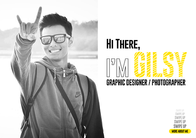 Hi There, I'm Gilsy Graphic Designer branding graphic design logo
